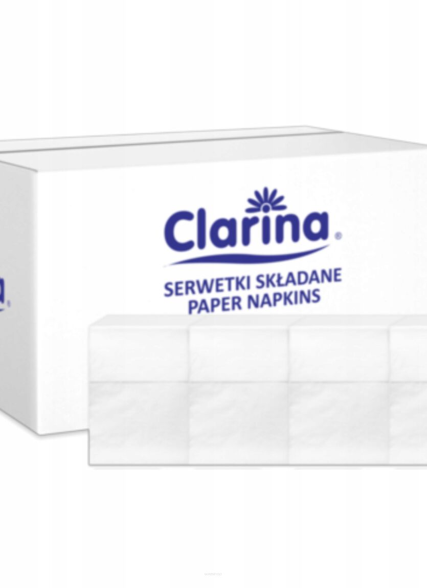 5705/ 70317 Serwetki do dysp Clarina 17x17 2000szt