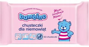 Chusteczki bambino nawilżane a'63