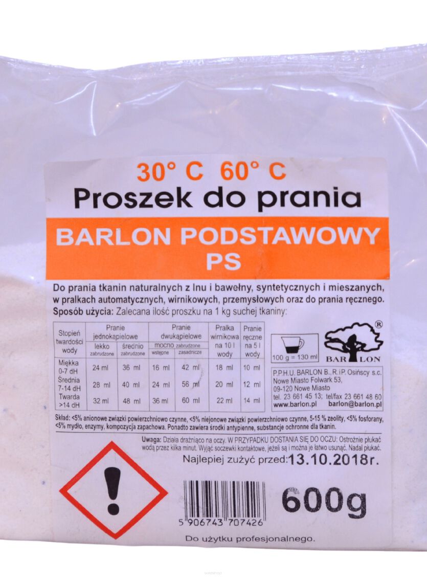 Proszek do prania podstawowy kolor PS 20 kg