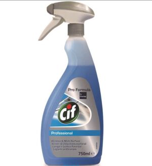 CIF PROF. WINDOW&MULTI SURFACE CLEANER 0,75L